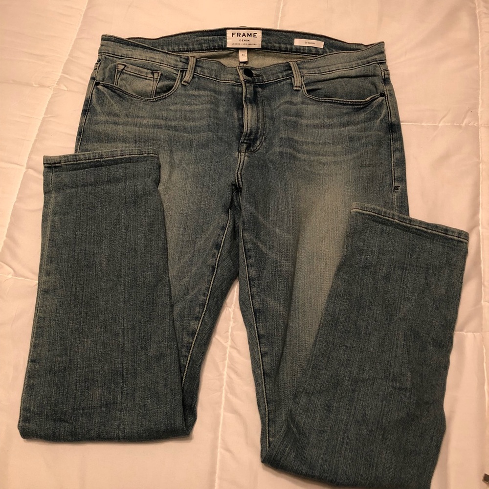 Frame “le Garcon” light wash jeans SZ 31 NWOT